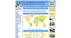Desktop Screenshot of internetholidayvillas.com
