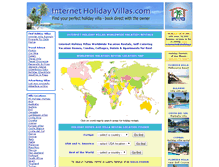 Tablet Screenshot of internetholidayvillas.com